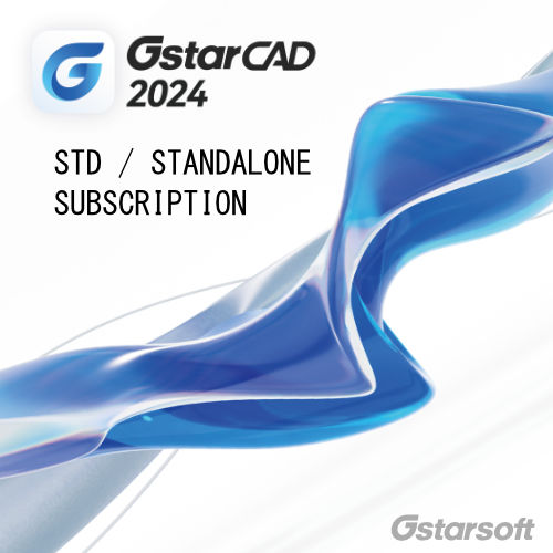 GSTARCAD 2024 STANDARD /SUBSCRIPTION /1 YEAR /STANDALONE